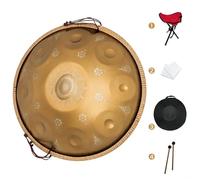 AS TEMAN Handpan 9 Notes 440Hz D Minor Scale Handpan drum 22inches with gift set