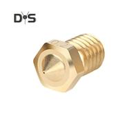 (as the picture, 0.20mm) Hot End Three Eyed Spray Nozzle High Durability Easy to Install Universal High Flow Nozzle 3D Printer Accessories