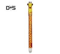 (as the picture, 0.5mm Giraffe) Erasable Gel Pens Cartoon Animals Rollerball Gel Pens 0.5mm Tip Black/Blue Ink Refillable Writing Pens for School Office Supplies
