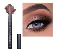 (as the picture, 01) Luxurious Shimmer & Matte Eyeshadow Stick Easy Application Long-lasting Waterproof Eye Makeup Natural & Black Tones With Blue & Green High
