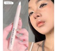 (as the picture, 1#) New Eye Shadow Lying Silkworm Highlighter Pen Korean Eyes Makeup Matte White Pearl High-gloss Brightening Glitter Eyeshadow Stick