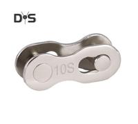 (as the picture, 10) Chain Link Connector Metal Tensile Break-Proof Bike Chain Buckle Easy Disassembly Bike Chain Buckle for 8/9/10/11/12-Speed Chains