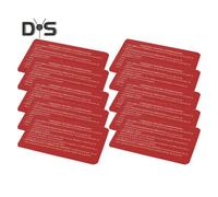 (as the picture, 10 pcs) US Citizenship Rights Card Immigration Rights Tag Pocket-Sized Constitutional Rights Guide Naturalization Test Study Tool
