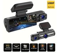 (as the picture) 1080P Dual camera,Dash Cam for cars,Front And Inside,car Camera with IR Night Vision,Loop Recording,wide Angle Car DVR Camera