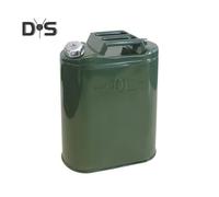 (as the picture, 10L) 5L/10L Fuel Tank Metal Portable Transfer Tank No Leakage Storage Tank with Spout Handle for Cars Motorcycle Truck