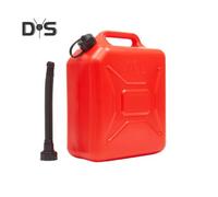 (as the picture, 10L A) 5L/10L Fuel Tank Plastic Transfer Tank with Spout And Handle Portable Fuel Storage Container for Cars Motorcycle Truck