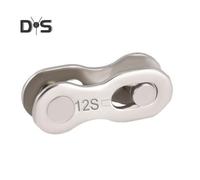 (as the picture, 12) Chain Link Connector Metal Tensile Break-Proof Bike Chain Buckle Easy Disassembly Bike Chain Buckle for 8/9/10/11/12-Speed Chains