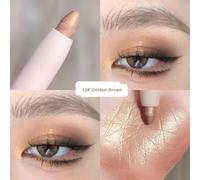 (as the picture, 12#) New Eye Shadow Lying Silkworm Highlighter Pen Korean Eyes Makeup Matte White Pearl High-gloss Brightening Glitter Eyeshadow Stick
