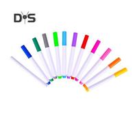(as the picture, 12pcs) 8/12Pcs Water Soluble Chalk Markers LED Boards Art Crafts Smooth Application Bold Lines Erasable Ink Neon Pens