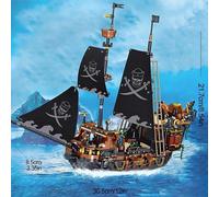 (as the picture) 1328PCS Pirate Ship Adventure Creative Ship Storm Ship Flagship Movie Model Halloween/Thanksgiving Day/Christmas gift