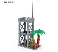 (as the picture) 1605E Thunderbird Signal Tower Military Outpost Building Block Toy