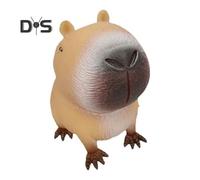 (as the picture, 1pc) 1/3/5Pcs Capybara Squeeze Toy Stress Anxiety Relief Sitting Capybara Toy Portable Kids Teens Adults TPR Animal Sensory Soft Stress Ball Fidget Toy