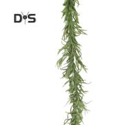(as the picture, 1pc) 1 Pc/2 Pcs Faux Norfolk Pine Garland 6ft Realistic Artificial Pine Needles Wreath Xmas Greenery Garland for Indoor Mantel Table Centerpiece Decor