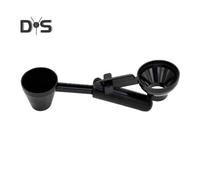 (as the picture, 1pc) Coffee Scoop Funnel for K Cup Pods 2 Tbsp Capacity Easy-Scoop Leveler Reusable No-Spill Funnel Multipurpose Spoon for Ground Coffee Protein Powder