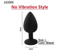 (as the picture, 1PC-Not vibrate-L) RH 10 Frequency Butt Plug Sex Shop Sex Toys For Gay Female Male Wireless Remote Control Anal Plug Vibrator Prostate Massage Lovers