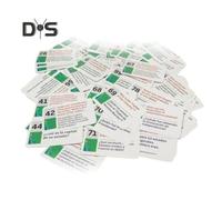 (as the picture, 2 Sets) U.S. Citizenship Flash Cards Naturalization Study Guide with 100 US Civics Questions And Answers English/Spanish Bilingual Study Set for US Civics