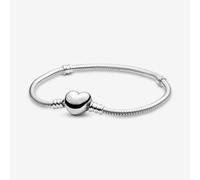 (as the picture, 20cm) Original 925 Sterling Silver Bracelet Snake Chain Charm Bead Bracelets Bangles Women Diy Luxury Fine Jewelry