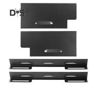 (as the picture, 22Inch) Wind Guard for Blackstone Griddle 17-36 Inch Wind Screen Set of 4 Stainless Steel Windshield Kit Magnetic-Free Installation Ventilated Griddle Shield