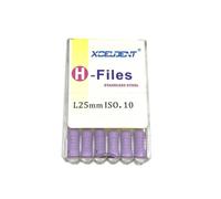 (as the picture, 25mm H-10) 25mm Endodontic Root Canal H Files (Hand Use) Dental H-File Hand Use Files Dentist Tools