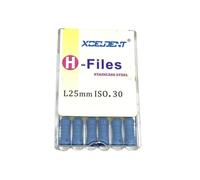 (as the picture, 25mm H-30) 25mm Endodontic Root Canal H Files (Hand Use) Dental H-File Hand Use Files Dentist Tools
