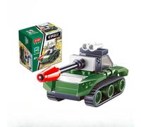 (as the picture) 29pcs Military Series Small Attack Tank Building Blocks Children's Toys