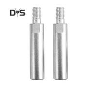 (as the picture, 2pcs) 1/2/3Pcs Angle Grinder Extension Rod Rustproof Corrosion Resistant Stable Connection Polishing Machine Adapter Lever Angle Grinder Extension Pole