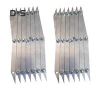 (as the picture, 2pcs) 1/2Pcs 7 Point Woodworking Center Finder Marking Tools Sturdy Construction User-Friendly Design High Accuracy Equal Spacing Layout Tools