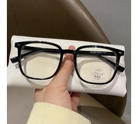 (as the picture, -3.5) Vintage Finished Myopia Glasses For Ladies Unisex Anti-blue Light Nearsighted Eyewear Minus Diopter Eyeglasses For Men Women