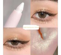 (as the picture, 3#) New Eye Shadow Lying Silkworm Highlighter Pen Korean Eyes Makeup Matte White Pearl High-gloss Brightening Glitter Eyeshadow Stick