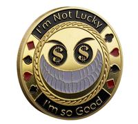 (as the picture, 3) Poker Card Guards Coins Collectibles Table Game Poker Card Protectors Metal Poker Chip Coins Poker Accessories