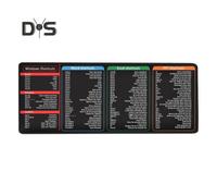 (as the picture, 30*80cm C) Mouse Pad Large Excel Cheat Sheet Desk Pad Wear Resistant Smooth Surface Non-Slip Base Easy to Clean Table Gaming Mousepad