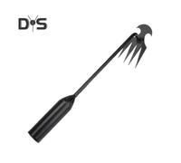 (as the picture, 30cm) Weed Puller Tool with Long Handle High Hardness Corrosion Resistant Multipurpose Manual Uprooting Garden Weed Pulling Tool