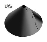 (as the picture, 35cm) PP Squirrel Proof Baffle Pole Mounted Squirrel Guard Stopper for Outdoors Birds Feeder Pole And Shepherd Hooks