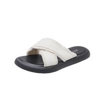 (as the picture, 38) Cross-strapped cool slippers women's summer wear 2024 new thick-soled versatile going out beach sandals new