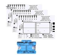 (as the picture, 3pcs) 2/3Pcs EKG 7 Step Ruler Plastic Electrocardiogram Caliper Measuring Tool Transparent EKG Interpretation Reference Guide Card Measuring Ruler