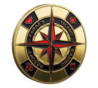 (as the picture, 4) Poker Card Guards Coins Collectibles Table Game Poker Card Protectors Metal Poker Chip Coins Poker Accessories