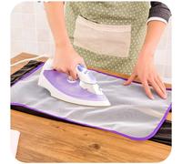 (as the picture, 40 * 60 type #C08XT #) Heat Resistant Ironing Cloth Heat Resistant Ironing Cloth Household Mesh Cloth Iron Mat Ironing Mat Ironing Net Heat Resistant Ironing Mat