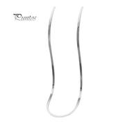 (as the picture, 45cm A) Lady Snake Bone Chain Necklace Lightweight Adjustable with Extended Chain Luster Titanium Steel Valentines Day Gift Jewelry for Dates Work Parties
