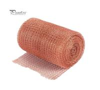 (as the picture, 4m) Copper Mesh Screen Rust-proof Pure Copper Wire Easy To Shape Grounding Dense Filter Diy Artwork Gardening Insect-proof Fence Cleaning Brush Head
