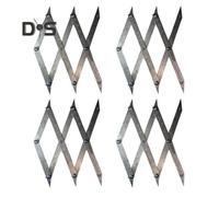 (as the picture, 4pcs) 1/2/3/4Pcs Woodworking Center Finder Marking Tools User-Friendly Design High Accuracy Portable Equal Spacing Layout Tools