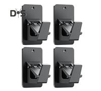 (as the picture, 4pcs) 2/4Pcs Universal Curtain Rod Holders Strong Load-bearing Simple Installation Nail Free No Drill Curtain Rod Brackets