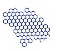 (as the picture, 5) Honeycomb Hexagon Pattern Car Sticker, Self Adhesive Pvc Decals For Car/truck Motorbike Side Stickers