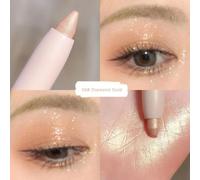 (as the picture, 5#) New Eye Shadow Lying Silkworm Highlighter Pen Korean Eyes Makeup Matte White Pearl High-gloss Brightening Glitter Eyeshadow Stick