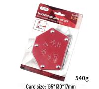(as the picture, 50LBS hexagonal) Magnetic Welding Locator with Right Angle and Multi-Angle Iron Absorption