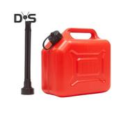 (as the picture, 5L A) 5L/10L Fuel Tank Plastic Transfer Tank with Spout And Handle Portable Fuel Storage Container for Cars Motorcycle Truck
