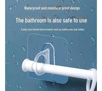 (as the picture, 6*6 ring hook) Multifunctional Punch-Free Bathroom Hook for Shampoo & Shower Gel