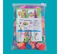 (as the picture, 600 pieces per bag) Snowflake Building Blocks Puzzle Toys for Young Children