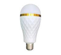 (as the picture, 6500K Cold White) 1PC LED Bulb Light Smart Charging Chip Power Failure Emergency Home 18650 Battery Flicker-Free Detachable Emergency Bulb