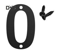(as the picture, 7.5cm A) Stainless Steel House Number 0-9 Apartment Farmhouse High Visibility Outside Front Door Enhance Mailbox Number Floating Address Number Decoration