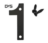 (as the picture, 7.5cm B) Stainless Steel House Number 0-9 Apartment Farmhouse High Visibility Outside Front Door Enhance Mailbox Number Floating Address Number Decoration
